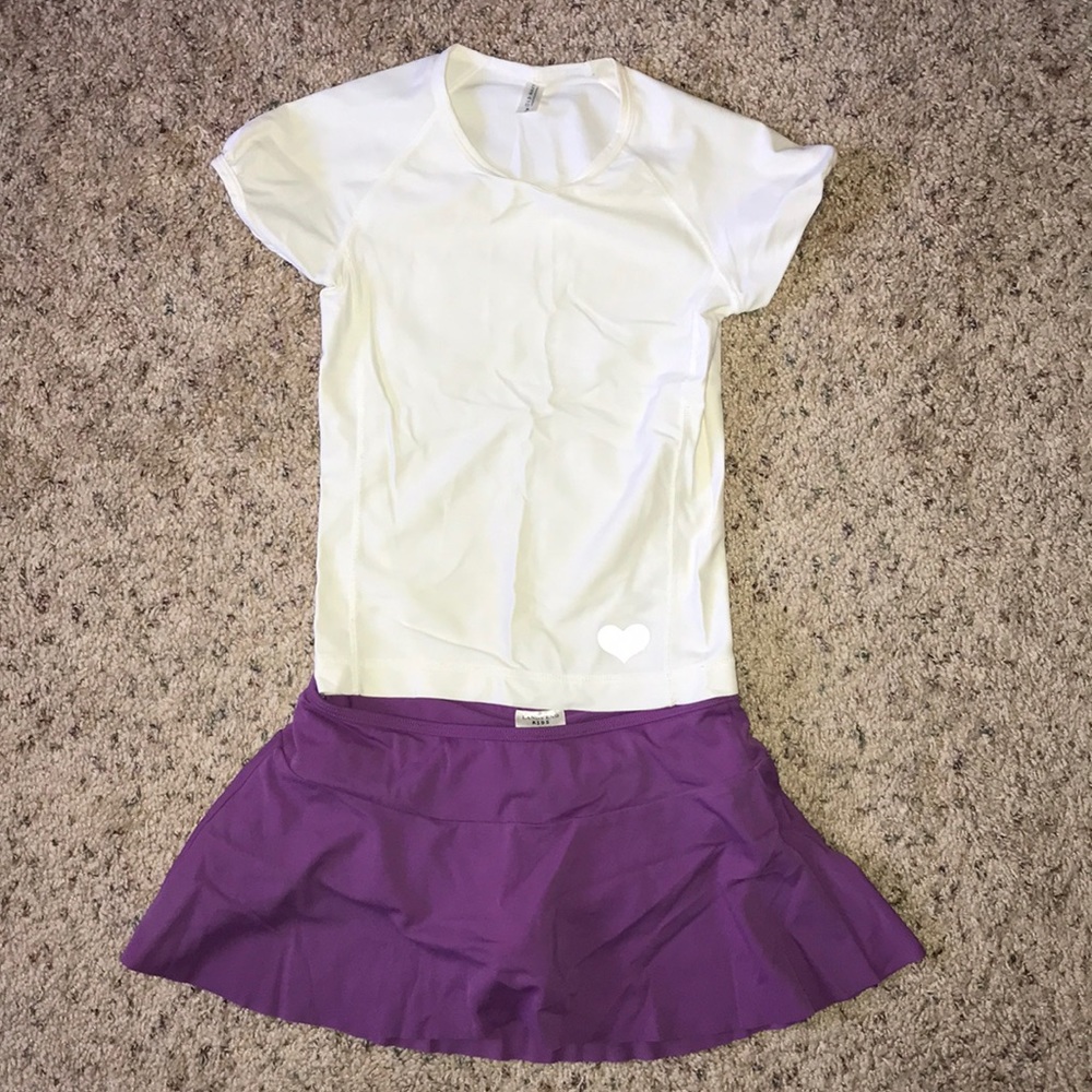 Child’s Old Navy Bathing Suit Size 10 cute Purple